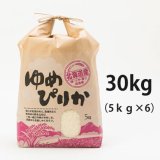 北海道長沼町産ゆめぴりか　30ｋｇ　 契約栽培米　【送料無料】