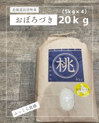 北海道長沼町産おぼろづき　20ｋｇ　　契約栽培米　【送料無料】